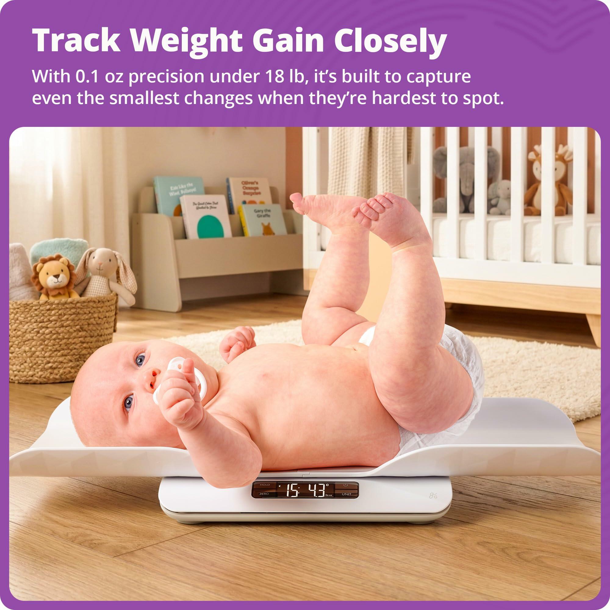 Smart Baby Scale Bluetooth Digital Infant Newborn Toddler Growth Track 66lb Cap