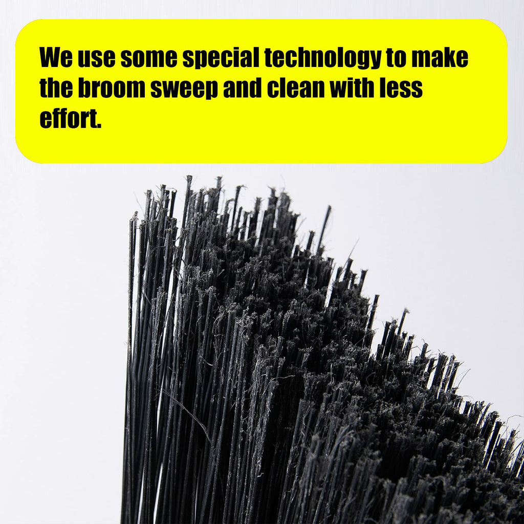 Heavy Duty Broom 54 inch Outdoor Commercial Garage Lobby Pet Hair Floor Sweeper
