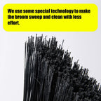 Heavy Duty Broom 54 inch Outdoor Commercial Garage Lobby Pet Hair Floor Sweeper