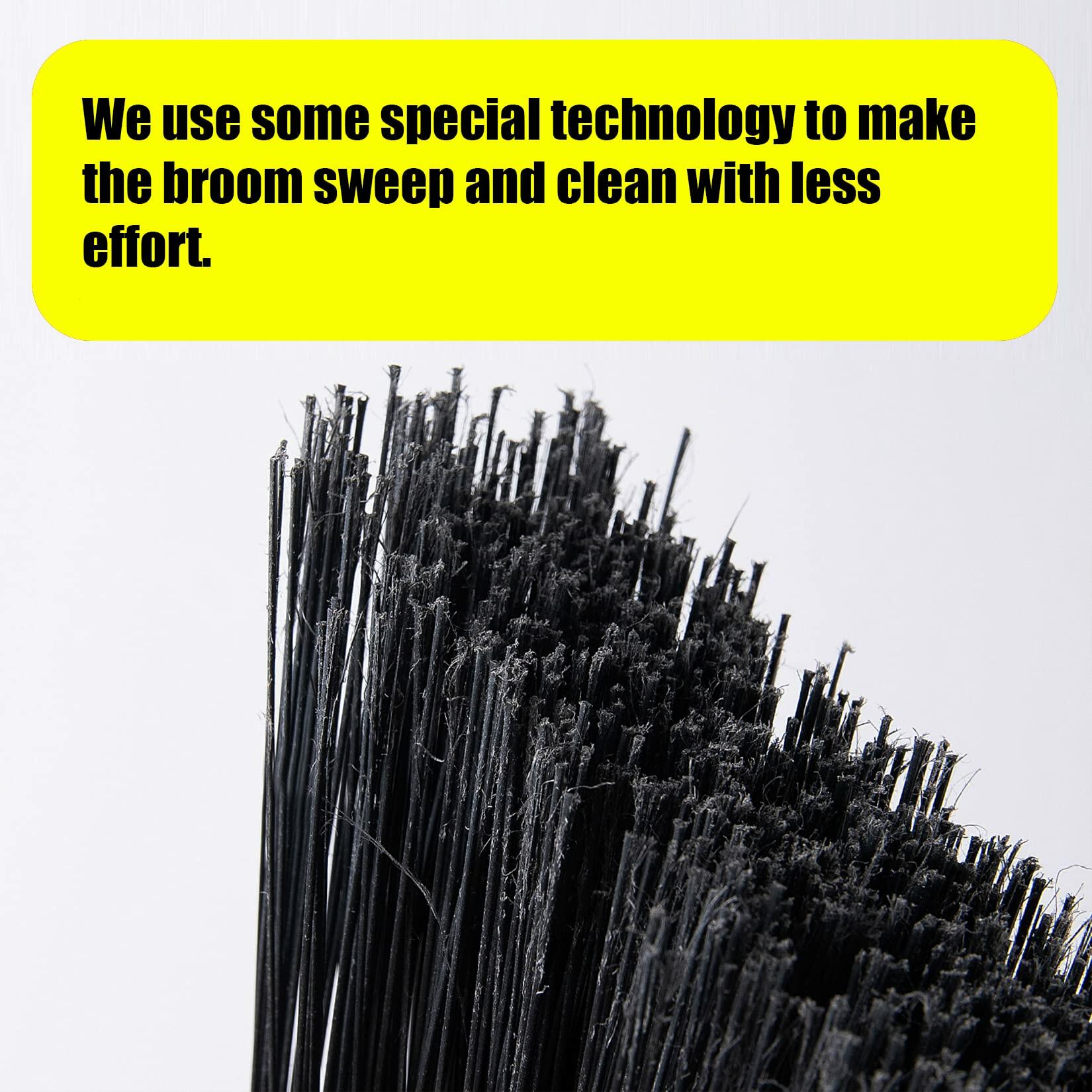 Heavy Duty Broom 54 inch Outdoor Commercial Garage Lobby Pet Hair Floor Sweeper