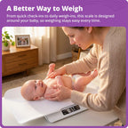 Smart Baby Scale Bluetooth Digital Infant Newborn Toddler Growth Track 66lb Cap