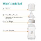 Evenflo Feeding Premium Proflo Venting Balance Plus Wide Neck Baby, Newborn and
