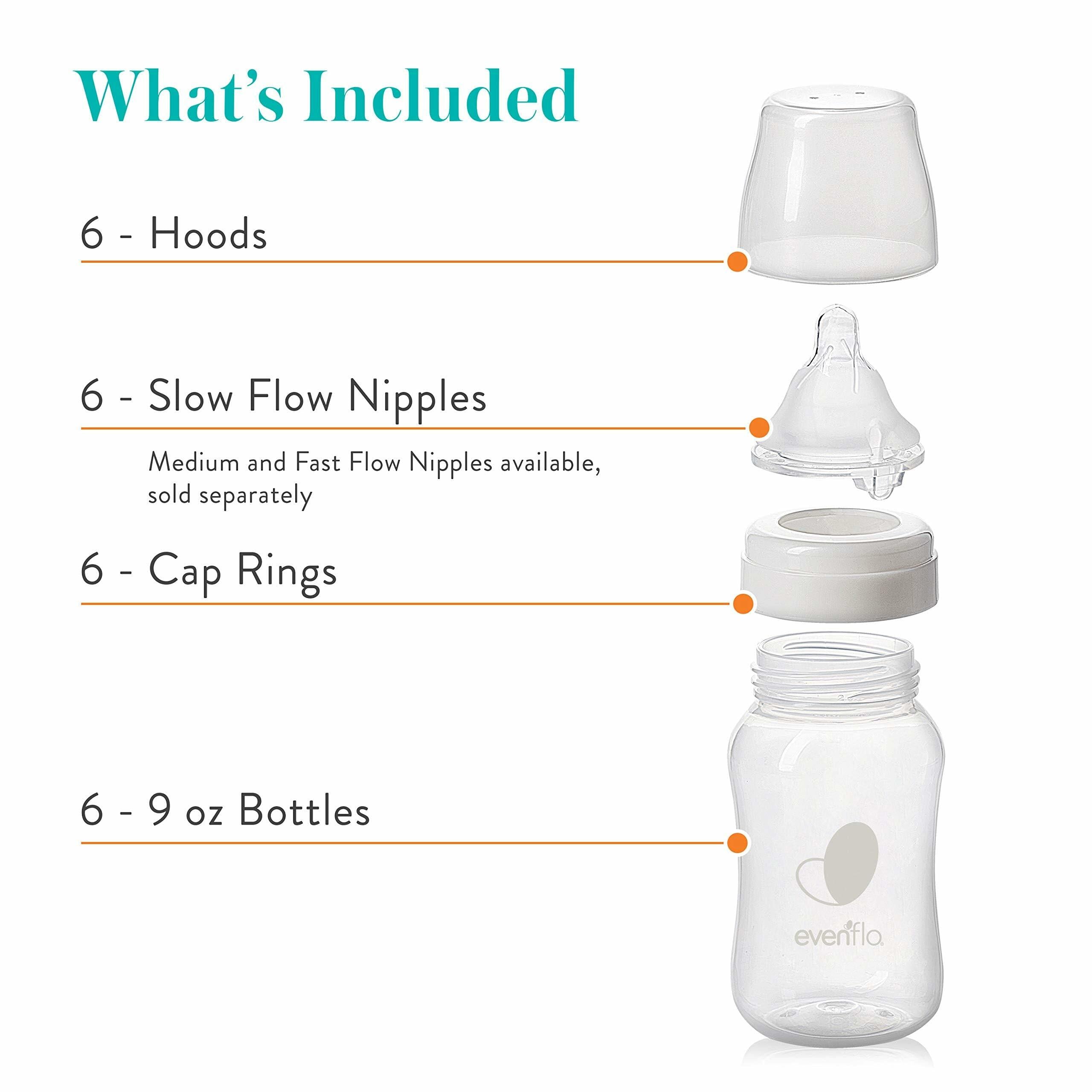 Evenflo Feeding Premium Proflo Venting Balance Plus Wide Neck Baby, Newborn and