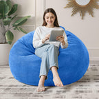 3FT Bean Bag Chairs Teardrop Bean Bag Chair for Adults Beanbag Chair with Memory