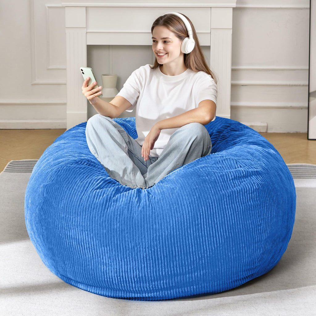 3FT Bean Bag Chairs Teardrop Bean Bag Chair for Adults Beanbag Chair with Memory