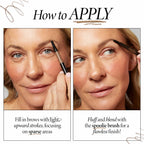 LAURA GELLER NEW YORK INKcredible Waterproof Brow Pencil- Blending Spoolie Brush