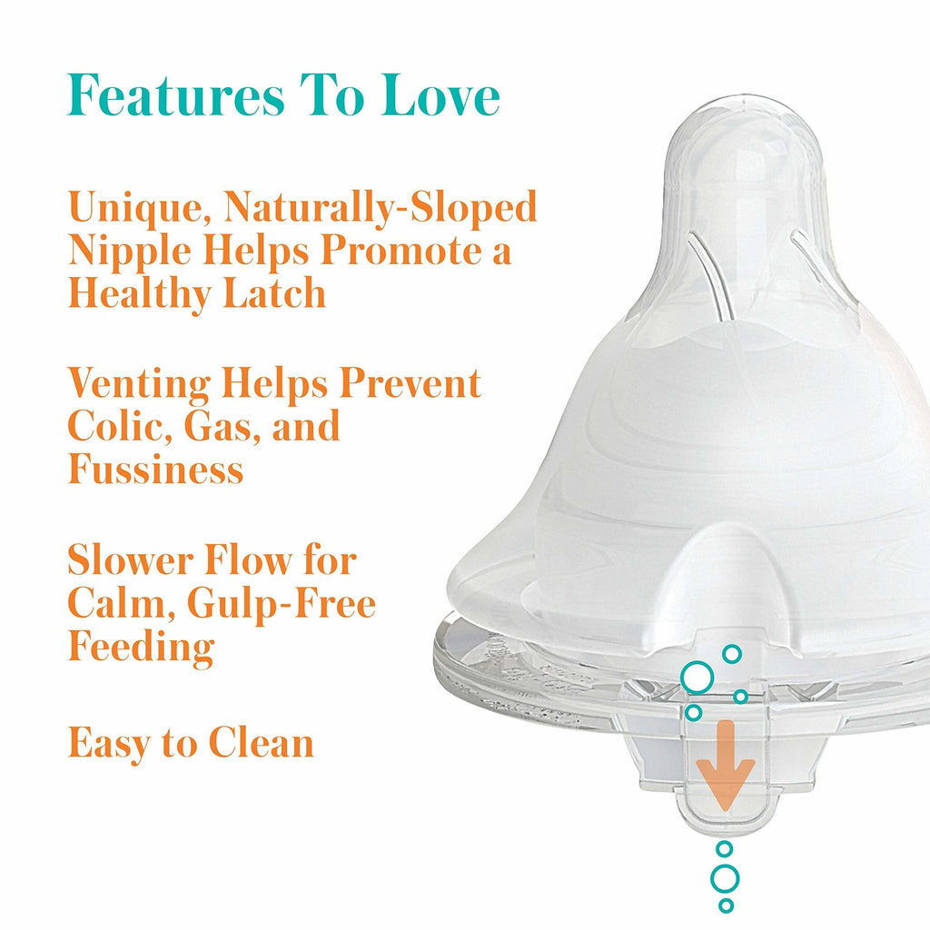Evenflo Feeding Premium Proflo Venting Balance Plus Wide Neck Baby, Newborn and