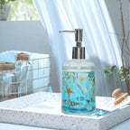 FONMY Soap Dispenser with Pump Acrylic w/Nature Seashell Handmade Bathroom Hand