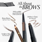 LAURA GELLER NEW YORK INKcredible Waterproof Brow Pencil- Blending Spoolie Brush