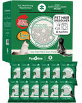 Pet Hair Dissolver Washing Machine Cleaner Powder 12 Sachets Dog Cat Stain 100g