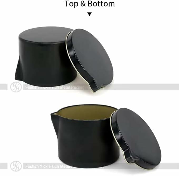 Ryaner 12PCS 2oz Candle Tins With Pour Spout Lids, Bulk Candle jar for DIY