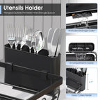 Urackify Dish Drying Rack for Kitchen Counter, Sink Dish Rack with Drainboard