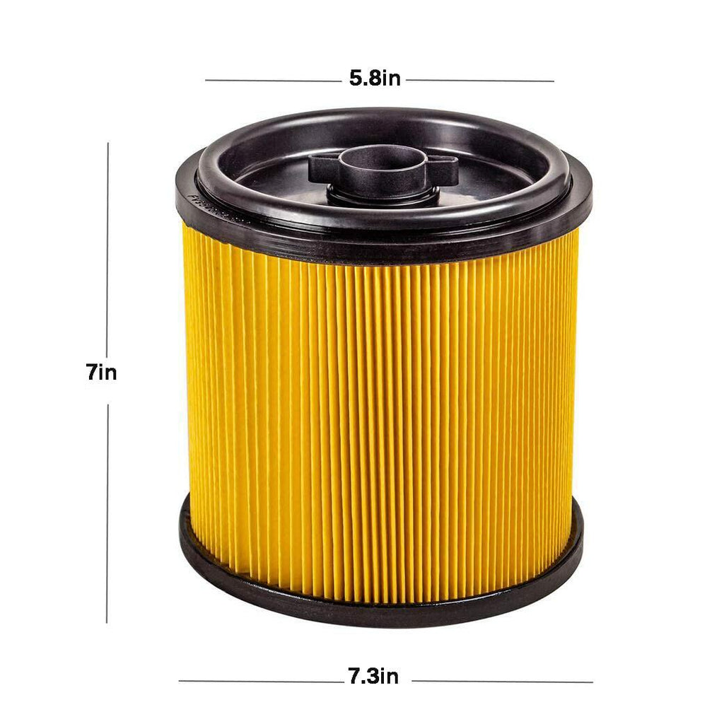 2 Pack Replacement Filter Compatible with Vacmaster Shop Vac 5 to 20 Gallon, Vac