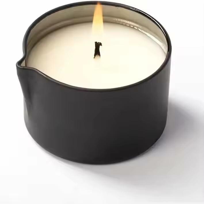 Ryaner 12PCS 2oz Candle Tins With Pour Spout Lids, Bulk Candle jar for DIY