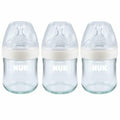 NUK Simply Natural Glass Baby Bottles, 4 oz, 3 Pack