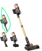 Cordless Vacuum Cleaner 550W 35KPa Stick Vacuum 50Min Runtime Pet Hair Carpet