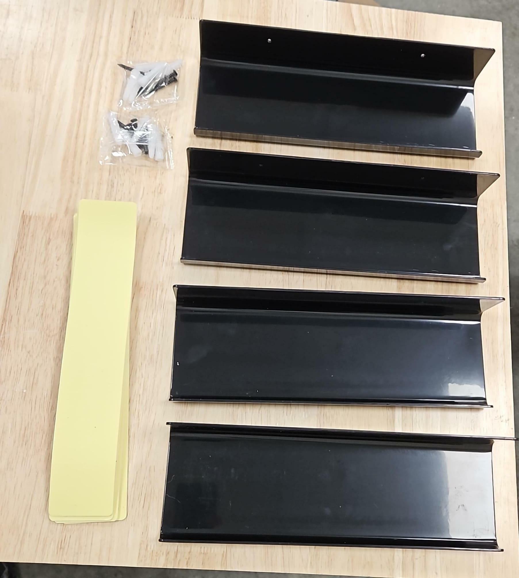 WELDUN Pack of 4 12.5" Floating shelves