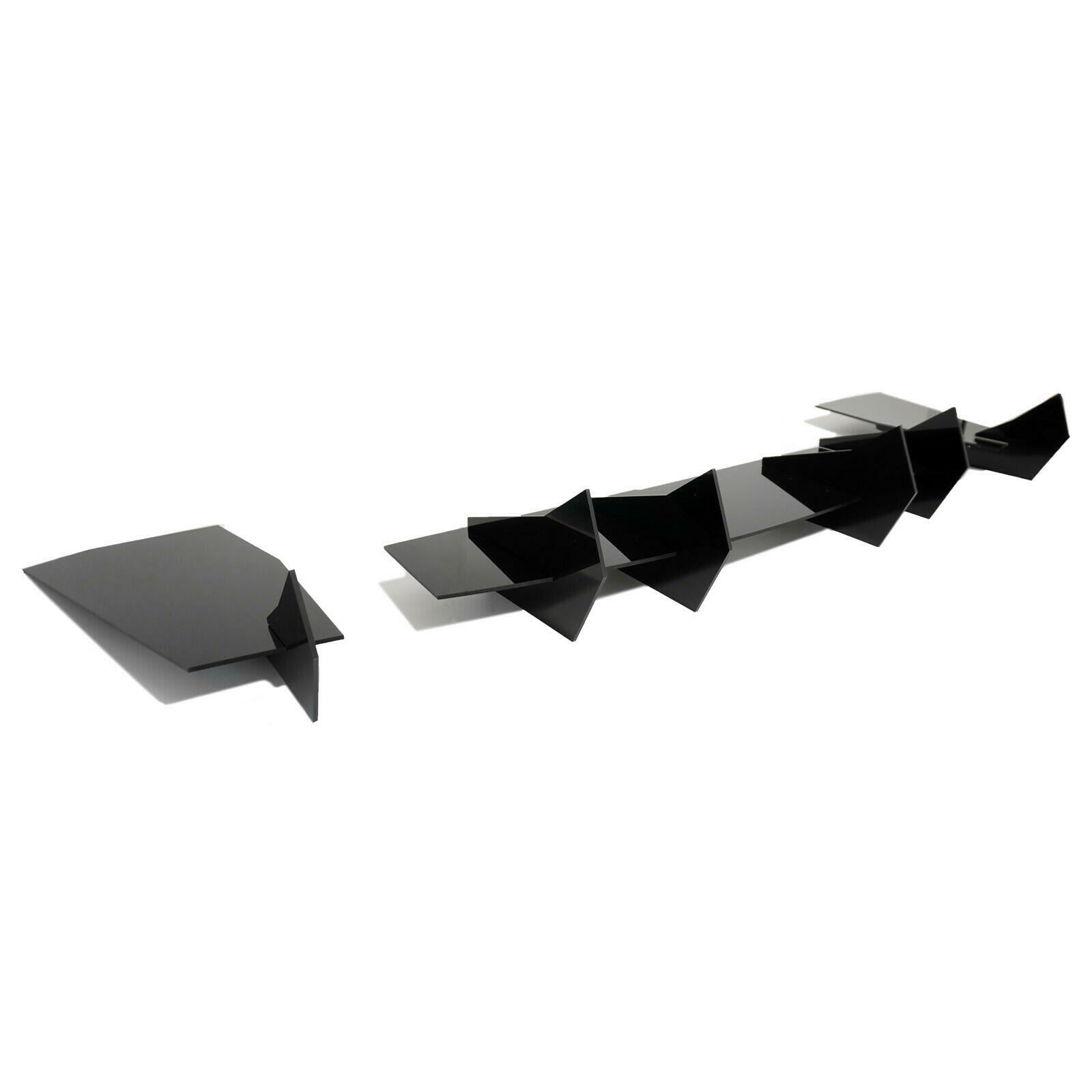 For Ford Mustang GT W/ Quad Exhaust Tip 2018-2023丨Shark Fin Rear Bumper Diffuser