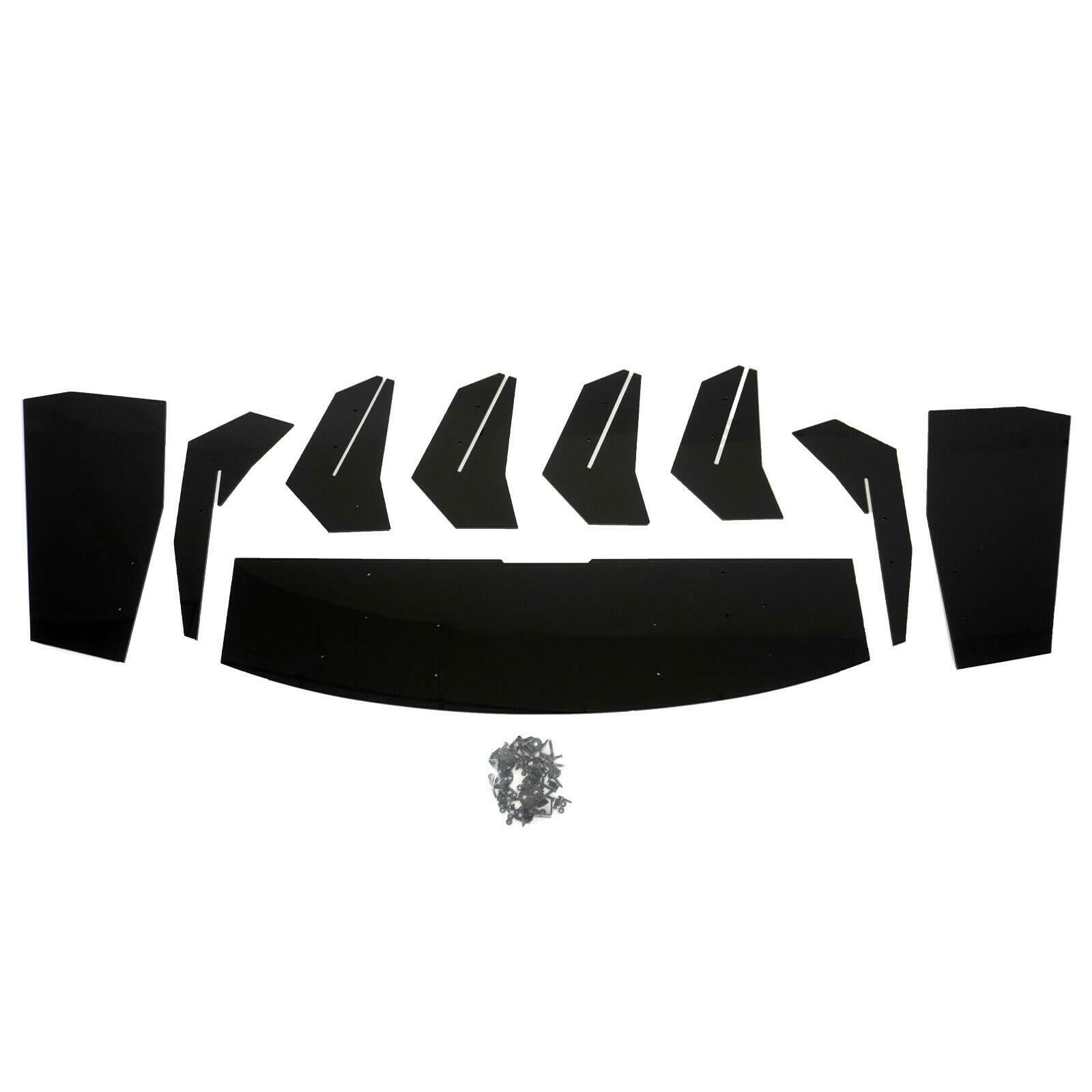 For Ford Mustang GT W/ Quad Exhaust Tip 2018-2023丨Shark Fin Rear Bumper Diffuser