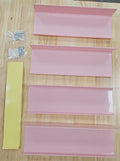 WELDUN Pack of 4 Floating Shelves 12.5 Inch Wall Mounted Storage Shelves