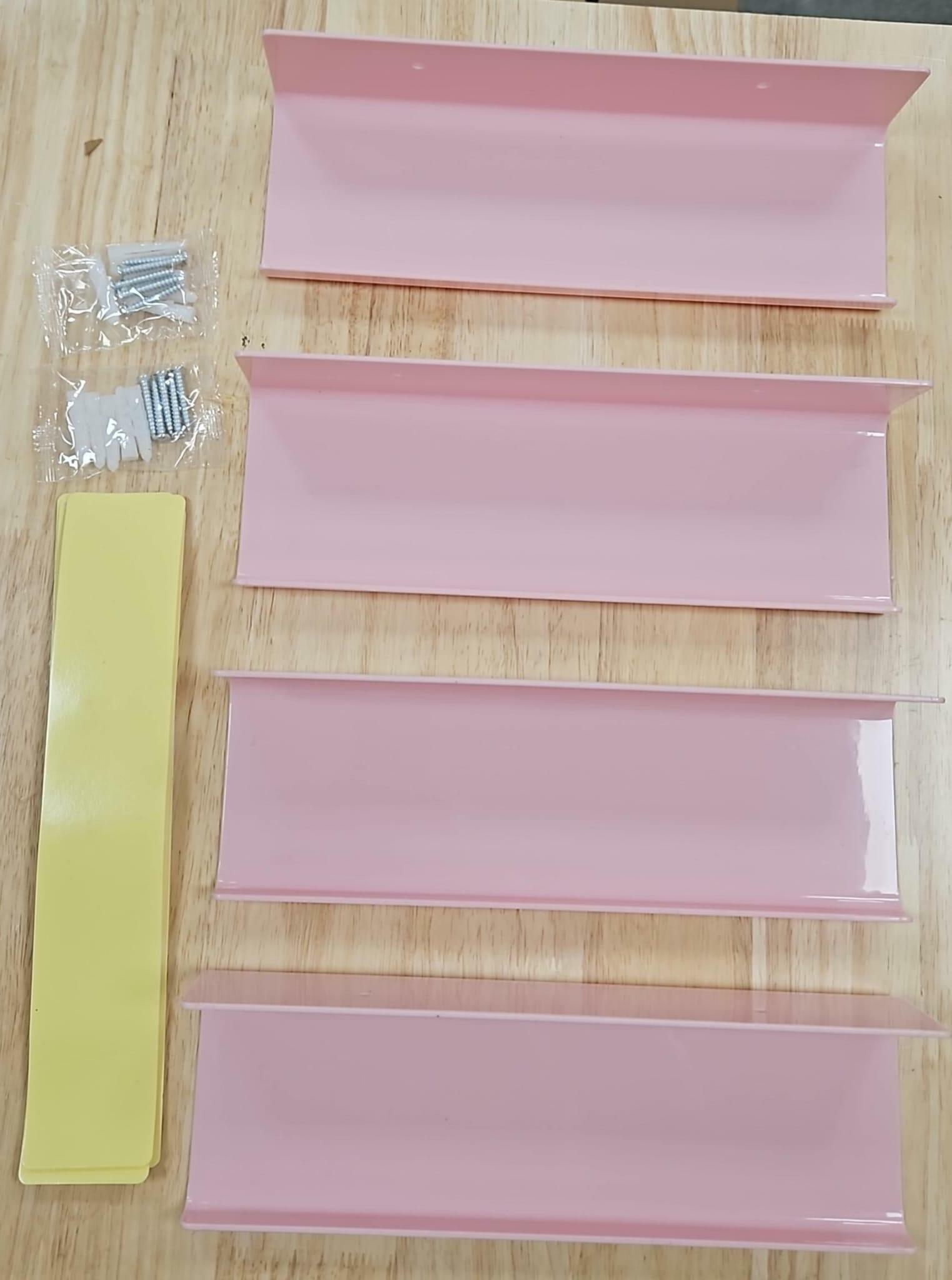 WELDUN Pack of 4 Floating Shelves 12.5 Inch Wall Mounted Storage Shelves