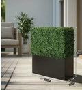 Artigwall Artificial Boxwood Hedge Wall Faux Privacy Screen 48 Inch Green Panel