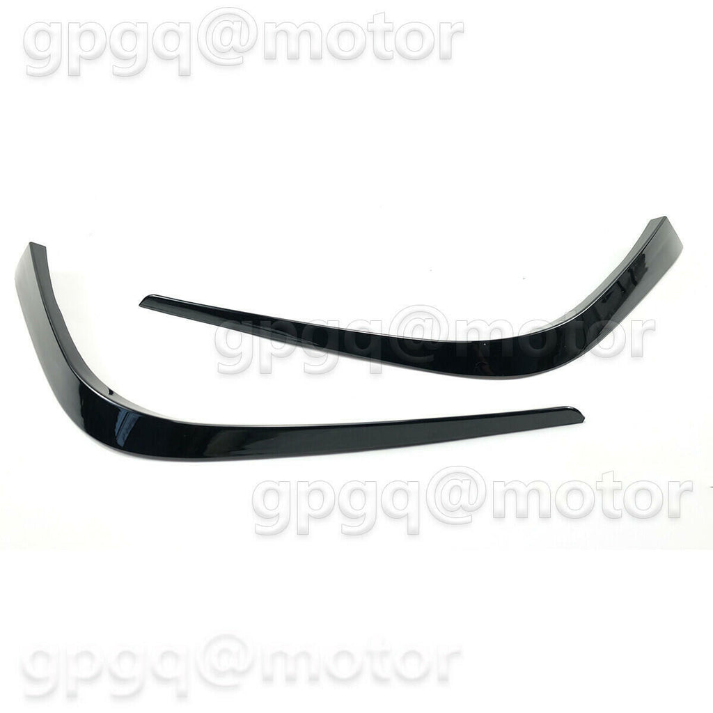 Front Bumper Air Vent Fog Light Trim Gloss Black Toyota Camry SE XSE 2018-2020