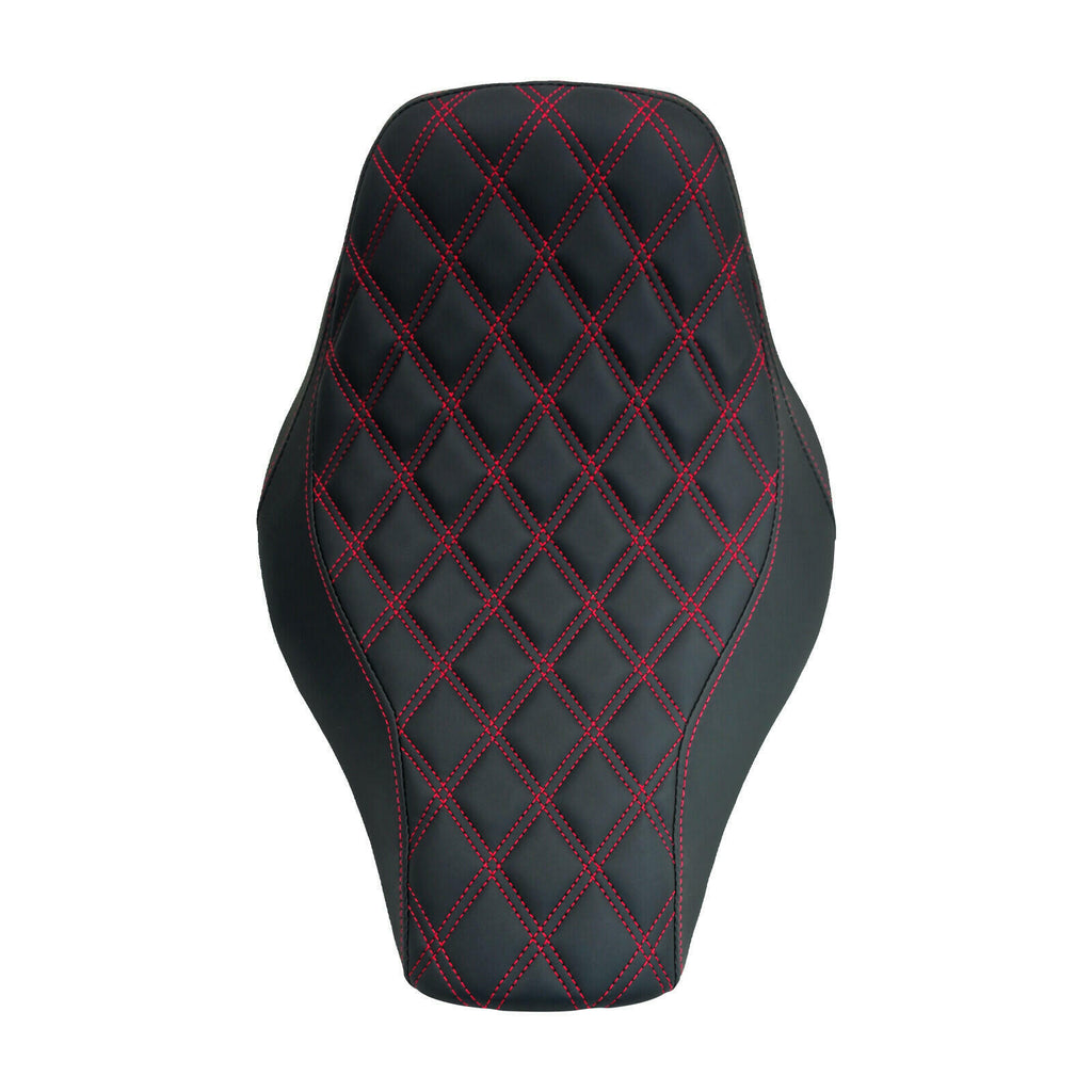 Harley Rocker C Breakout Front Solo Seat Red Stitching 2008-2017