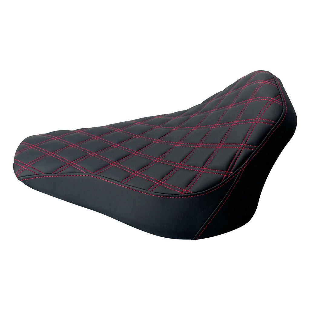 Harley Rocker C Breakout Front Solo Seat Red Stitching 2008-2017