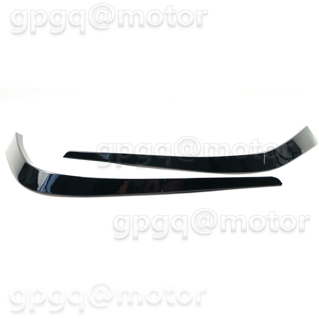 Front Bumper Air Vent Fog Light Trim Gloss Black Toyota Camry SE XSE 2018-2020