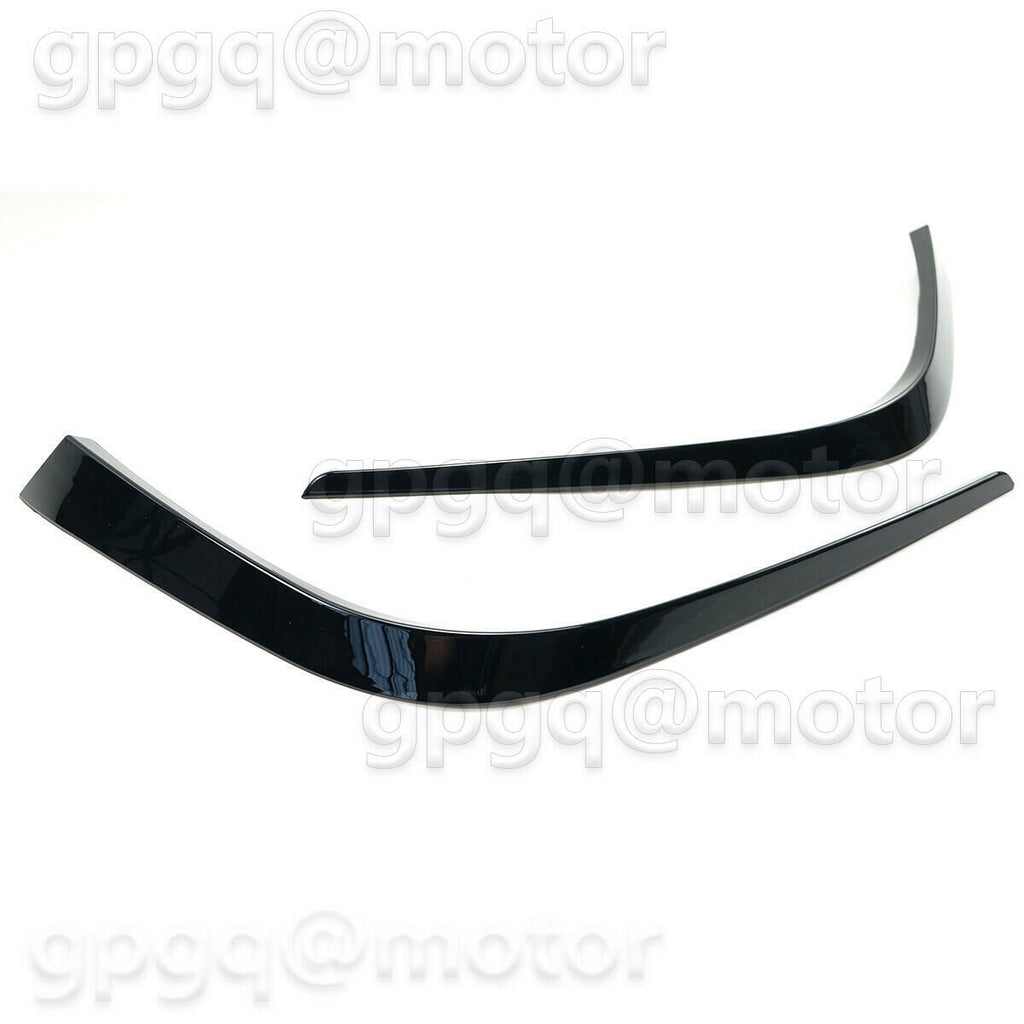 Front Bumper Air Vent Fog Light Trim Gloss Black Toyota Camry SE XSE 2018-2020