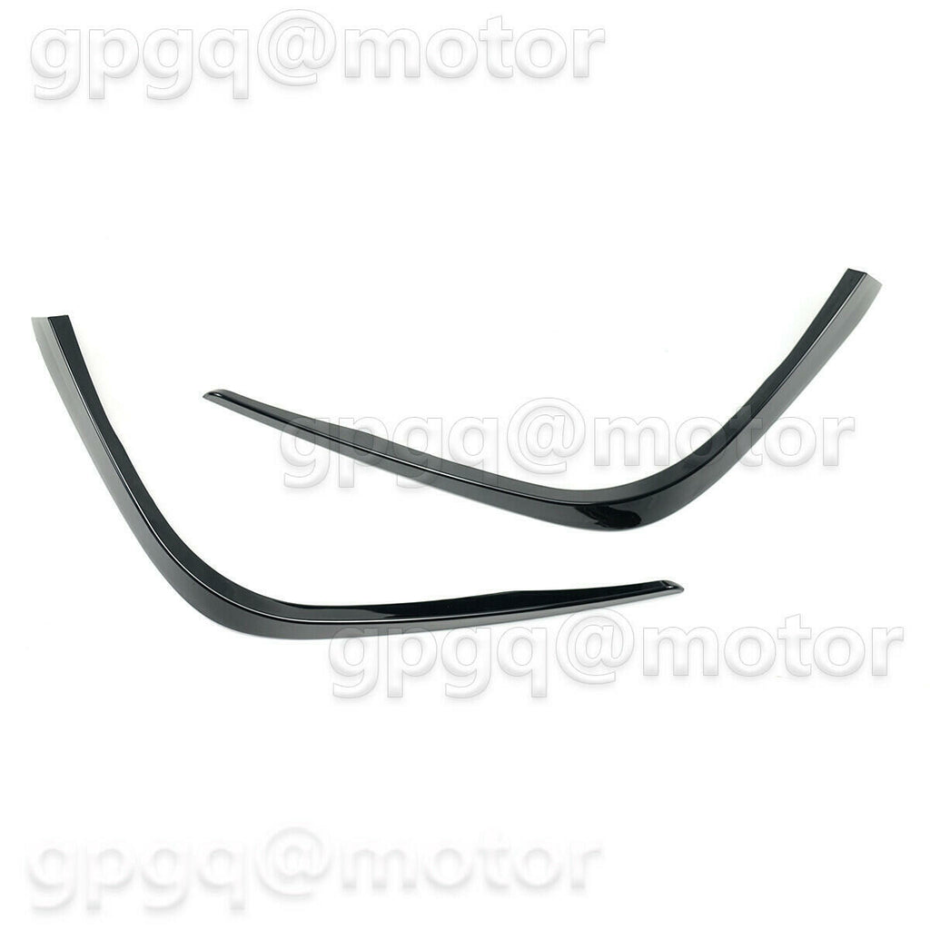 Front Bumper Air Vent Fog Light Trim Gloss Black Toyota Camry SE XSE 2018-2020
