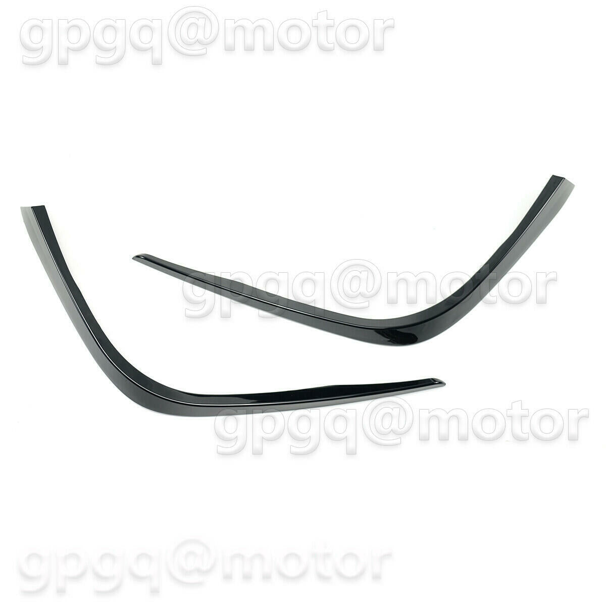 Front Bumper Air Vent Fog Light Trim Gloss Black Toyota Camry SE XSE 2018-2020