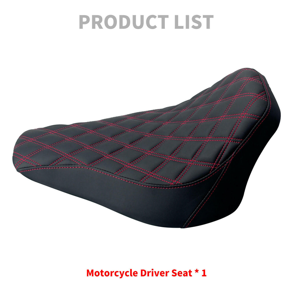 Harley Rocker C Breakout Front Solo Seat Red Stitching 2008-2017