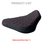 Harley Rocker C Breakout Front Solo Seat Red Stitching 2008-2017