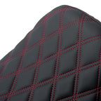Harley Rocker C Breakout Front Solo Seat Red Stitching 2008-2017