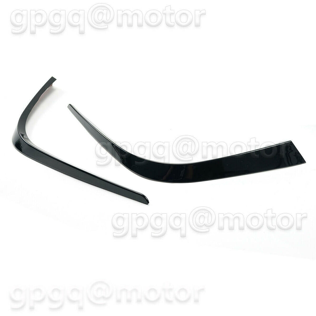 Front Bumper Air Vent Fog Light Trim Gloss Black Toyota Camry SE XSE 2018-2020