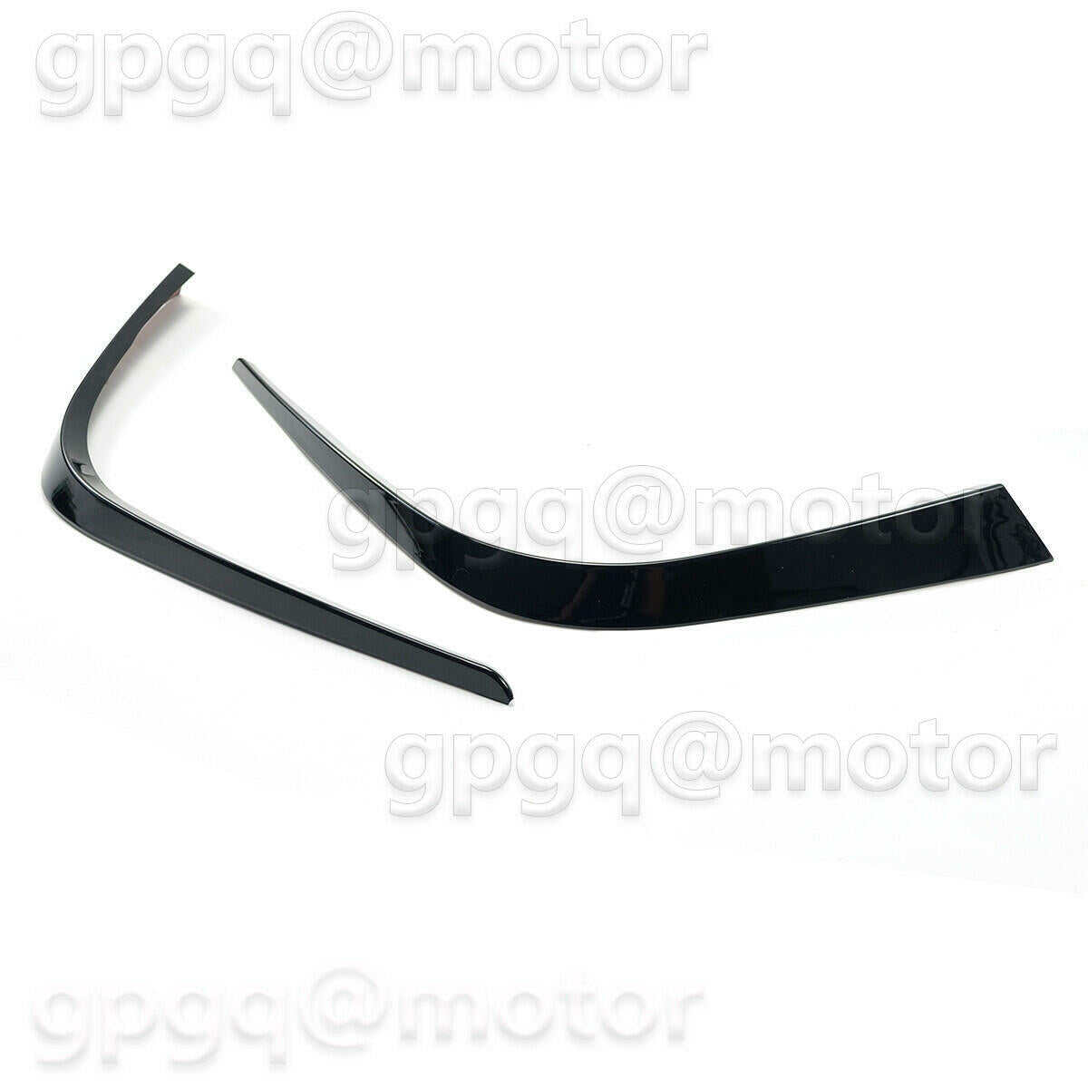Front Bumper Air Vent Fog Light Trim Gloss Black Toyota Camry SE XSE 2018-2020