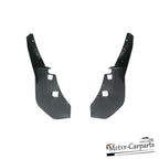 For 15-22 Ford Mustang GT500 Style Front Bumper Corner Winglet Splitters Black