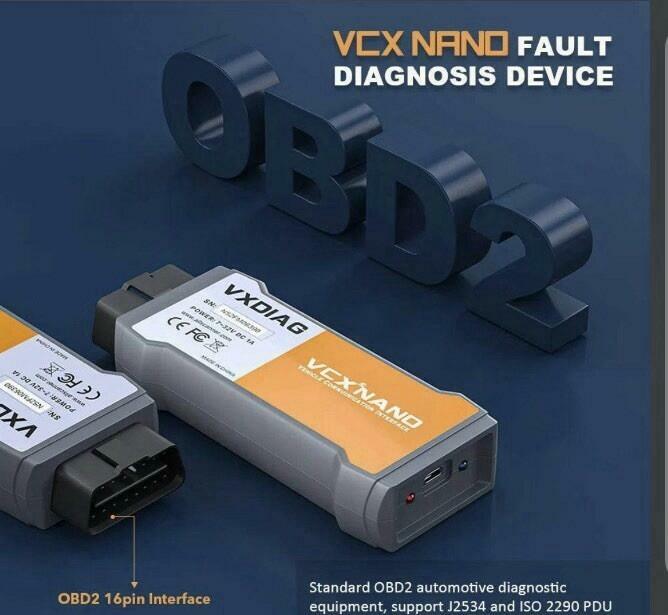 USB Version VXDIAG VCX NANO for Volvo J2534 Nano NX300