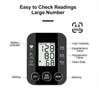 Aique Voice Arm Blood Pressure Monitor BP Sphygmomanometer Pressure Meter