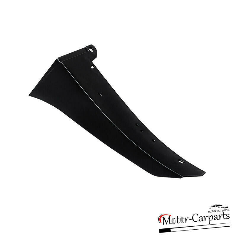 For 15-22 Ford Mustang GT500 Style Front Bumper Corner Winglet Splitters Black