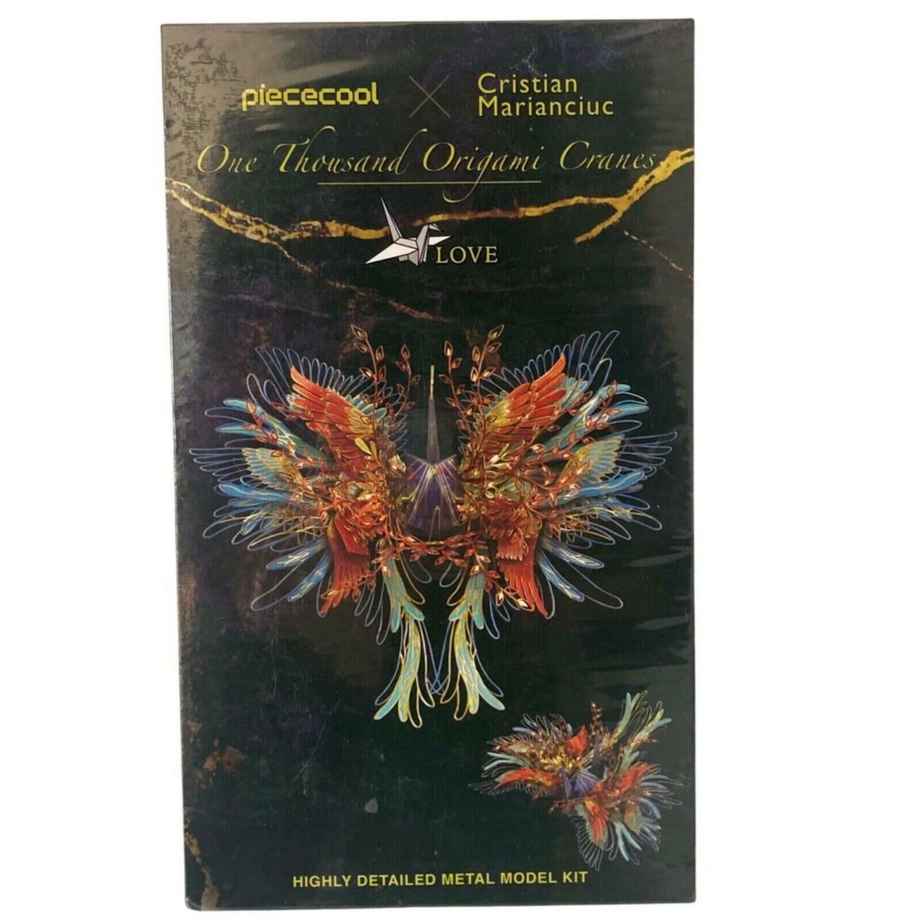 One Thousand Origami Cranes 3D Metal Model Kit Piececool Cristian Marianciuc New