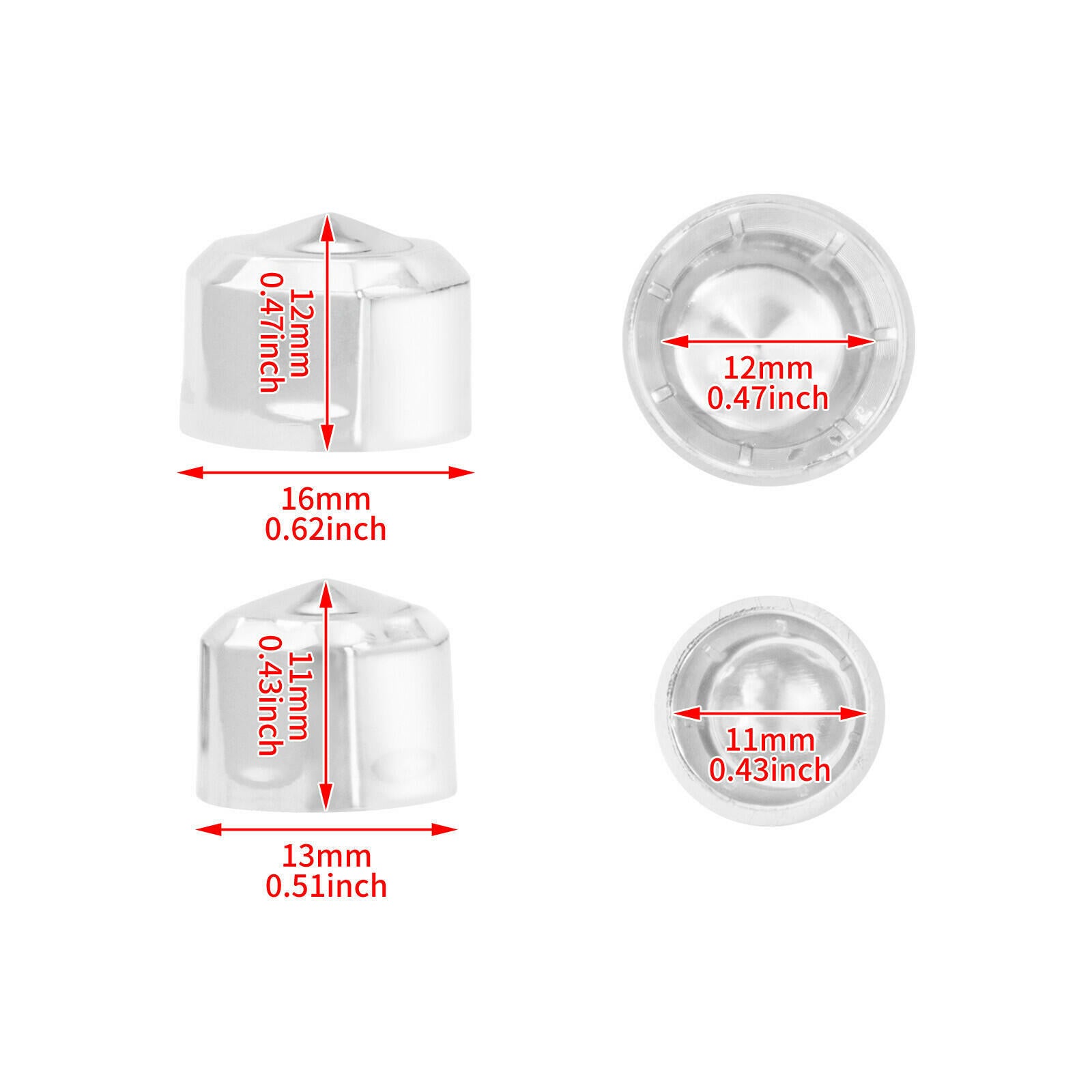 Chrome Engine Topper Bolt Cover Caps For Harley Touring Road Electra Glide 99-16