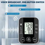 Aique Voice Arm Blood Pressure Monitor BP Sphygmomanometer Pressure Meter