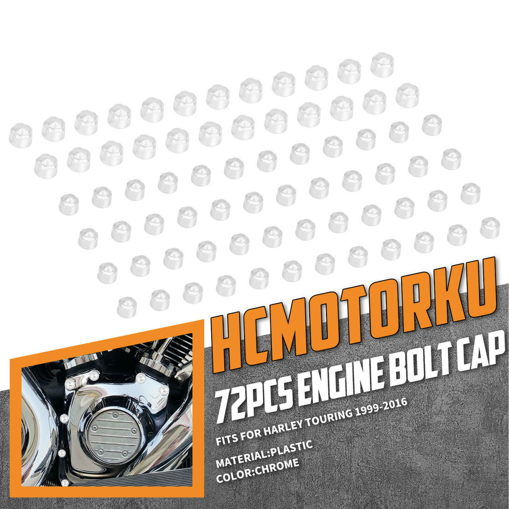 Chrome Engine Topper Bolt Cover Caps For Harley Touring Road Electra Glide 99-16