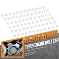 Chrome Engine Topper Bolt Cover Caps For Harley Touring Road Electra Glide 99-16