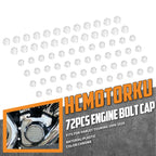 Chrome Engine Topper Bolt Cover Caps For Harley Touring Road Electra Glide 99-16