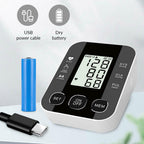 Aique Voice Arm Blood Pressure Monitor BP Sphygmomanometer Pressure Meter