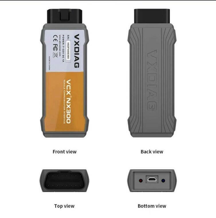 USB Version VXDIAG VCX NANO for Volvo J2534 Nano NX300